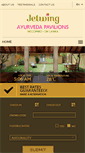 Mobile Screenshot of jetwingayurvedapavilions.com